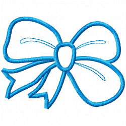 Ribbions And Bows Embroidery Design 4